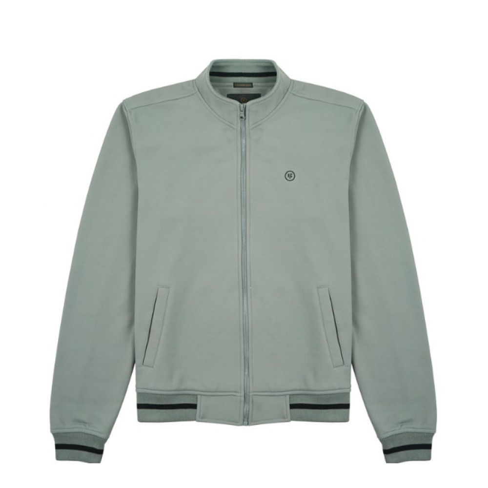 Jaket Grey Fleece Polyester Basic